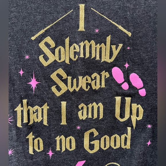 Girls 🪄Harry Potter 🪄Gray Short-Sleeve Top - Size Small - Picture 3 of 4